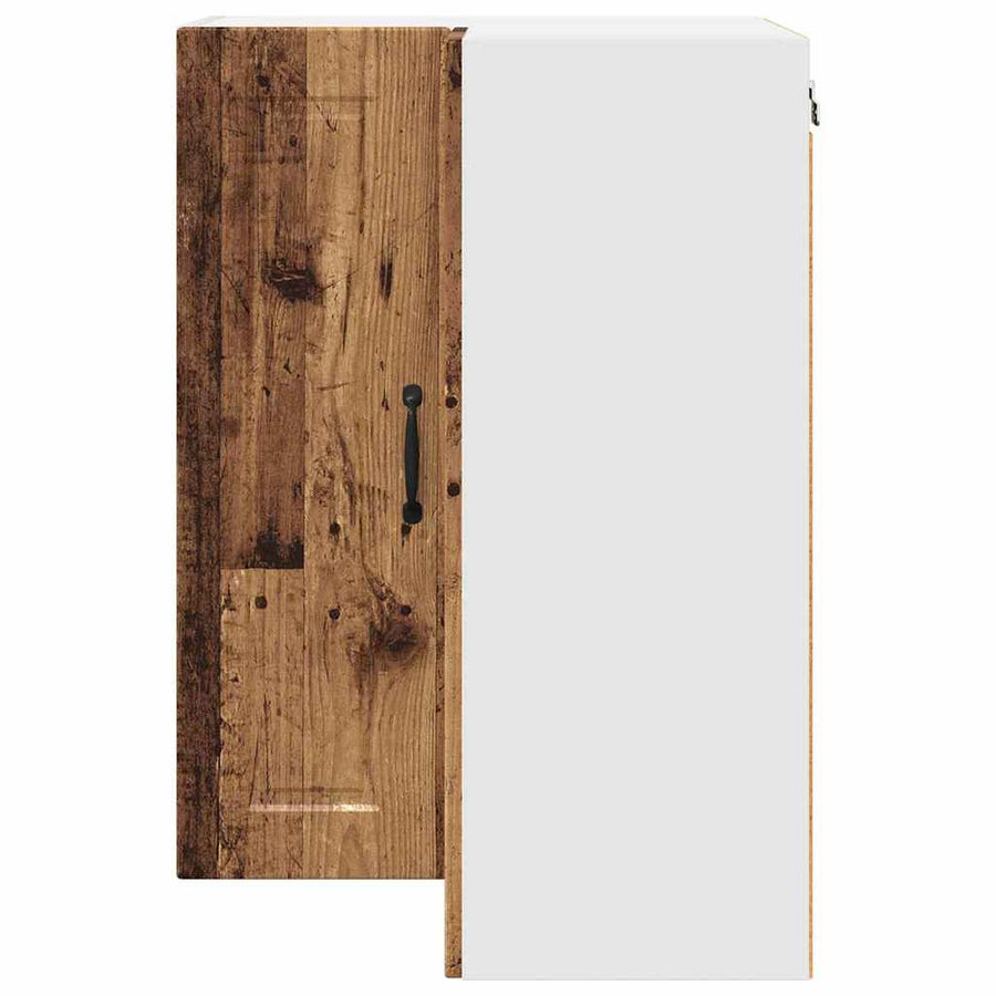 Keukenkast aan de muur Oud Hout 57 x 57 x 80 cm Bewerkt hout