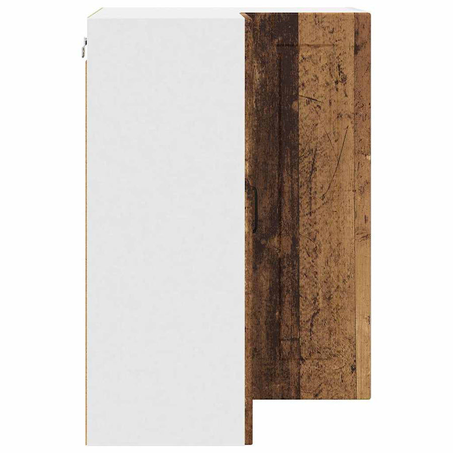Keukenkast aan de muur Oud Hout 57 x 57 x 80 cm Bewerkt hout