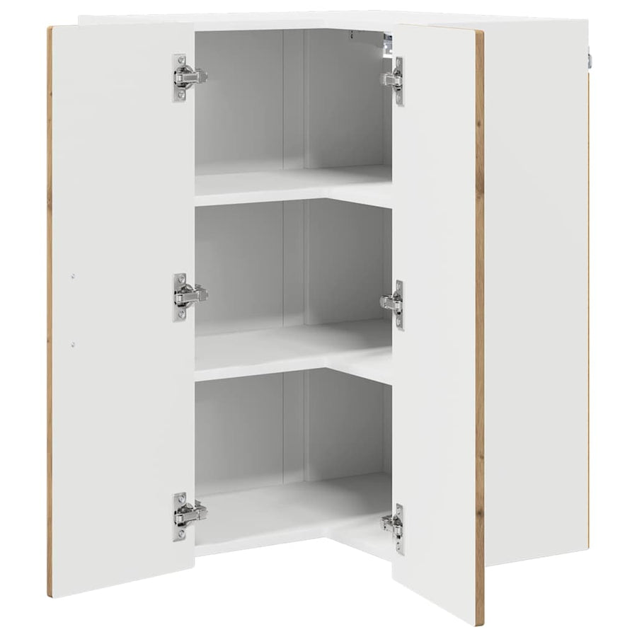 Keukenkast aan de muur met plank Artisan Eiken 57 x 57 x 80 cm