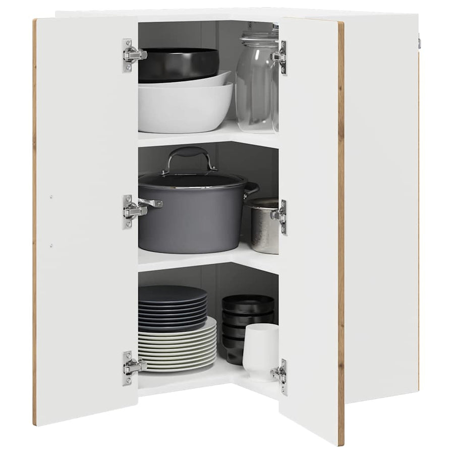 Keukenkast aan de muur met plank Artisan Eiken 57 x 57 x 80 cm