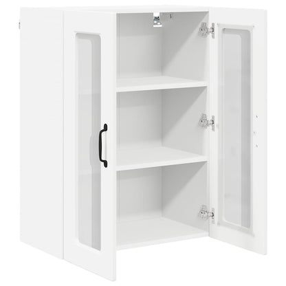 Keukenkast aan de muur Wit 60 x 31 x 80 cm Bewerkt hout