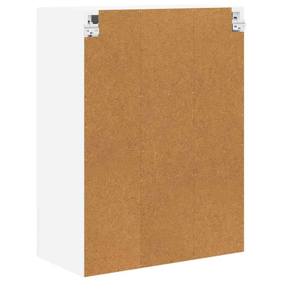 Keukenkast aan de muur Wit 60 x 31 x 80 cm Bewerkt hout