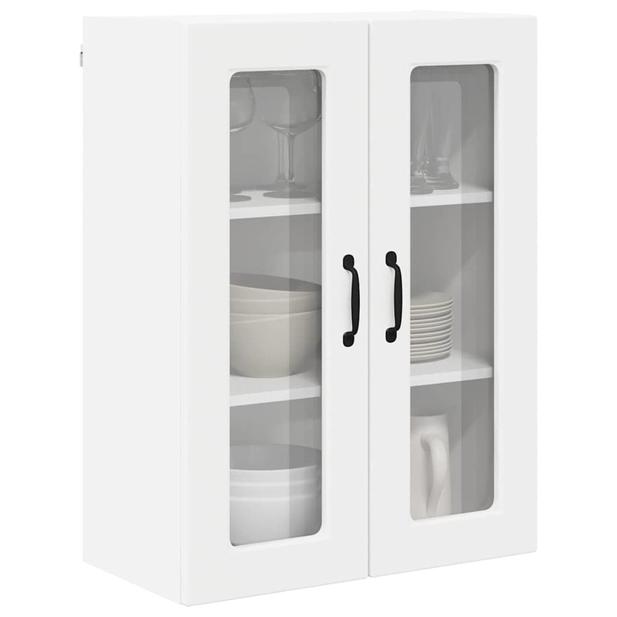 Keukenkast aan de muur Wit 60 x 31 x 80 cm Bewerkt hout