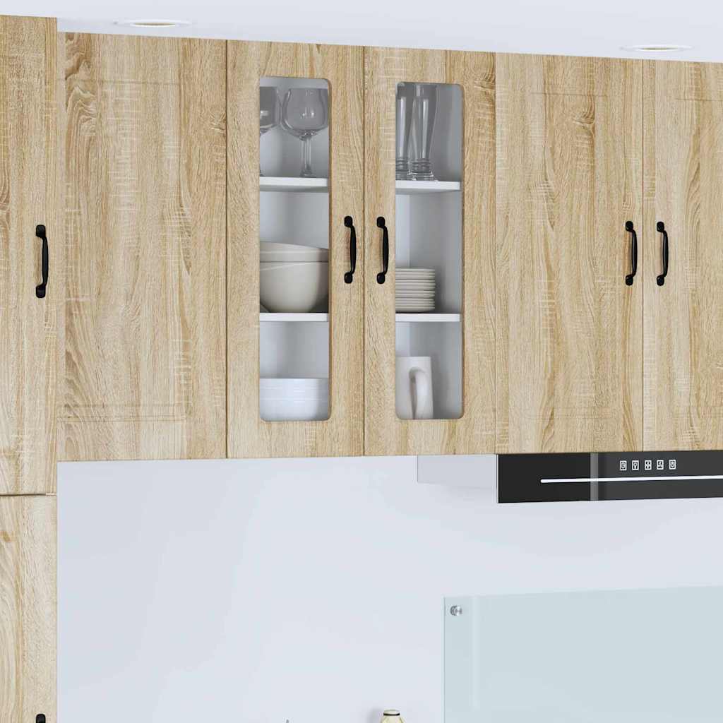 Keukenkast aan de muur met plank Sonoma Eiken 60 x 31 x 80 cm