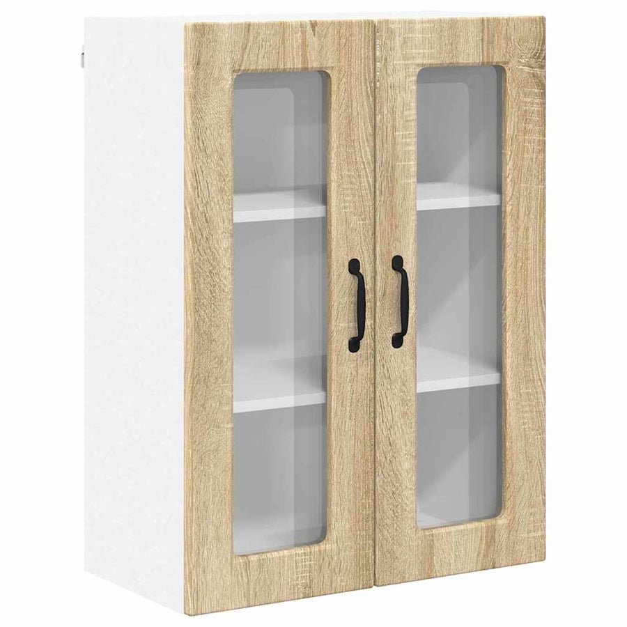 Keukenkast aan de muur met plank Sonoma Eiken 60 x 31 x 80 cm