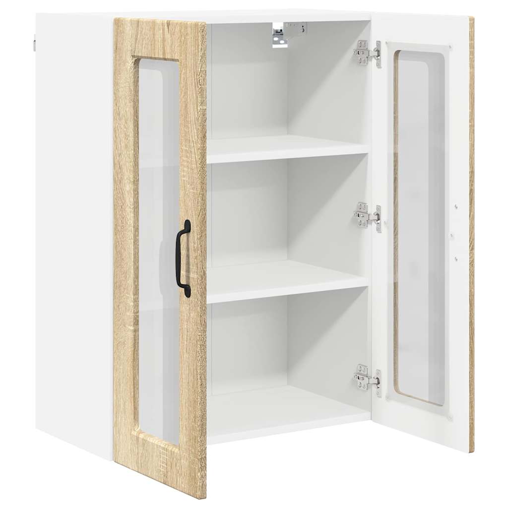 Keukenkast aan de muur met plank Sonoma Eiken 60 x 31 x 80 cm