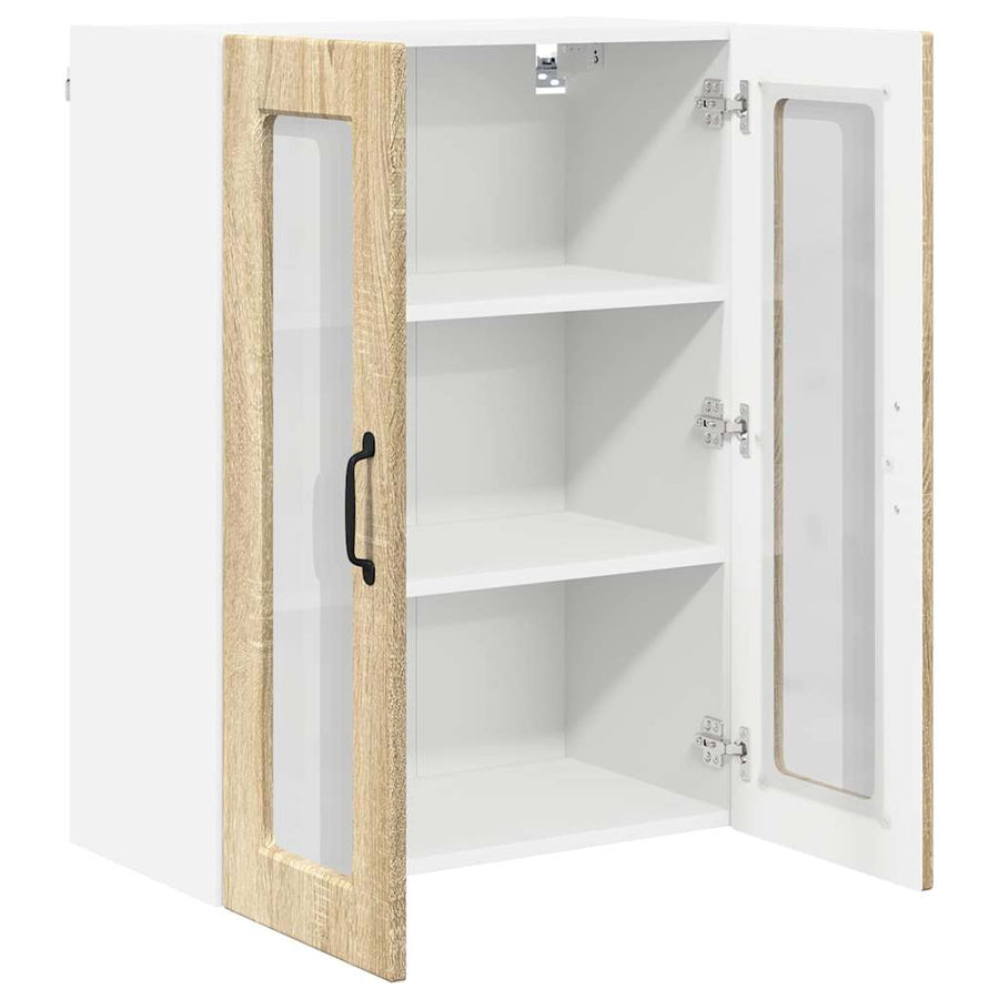 Keukenkast aan de muur met plank Sonoma Eiken 60 x 31 x 80 cm