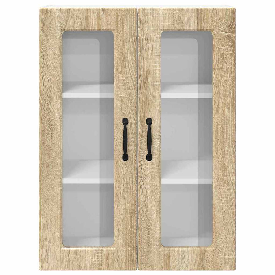 Keukenkast aan de muur met plank Sonoma Eiken 60 x 31 x 80 cm