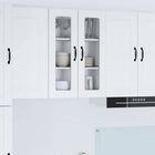 Kitchen Cabinet with Shelf High Gloss White 60 x 31 x 80 cm Engineered Wood