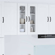 Keukenkast 60x31x80 cm hoogglans wit bewerkt hout
