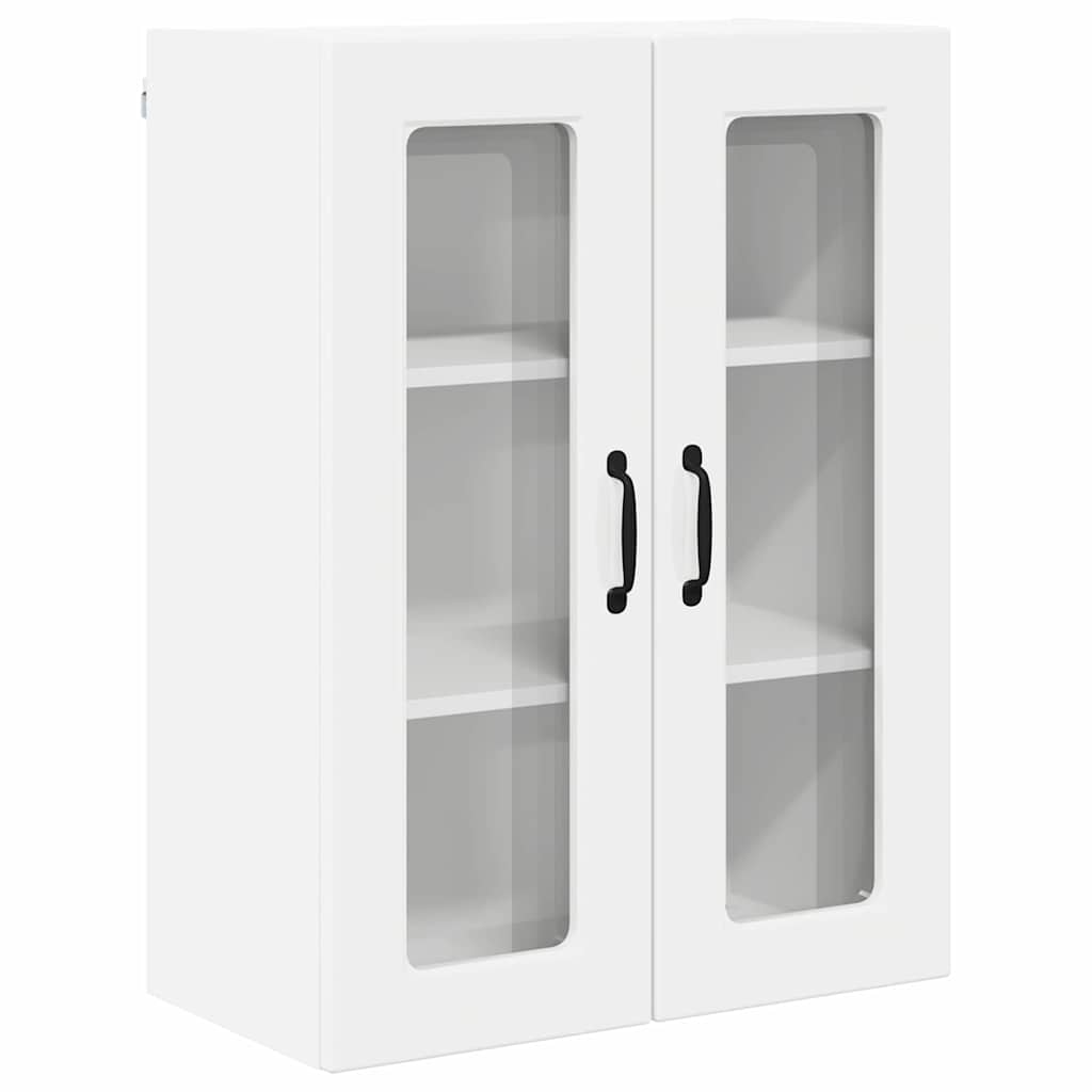 Keukenkast aan de muur met plank Hoogglans wit 60 x 31 x 80 cm