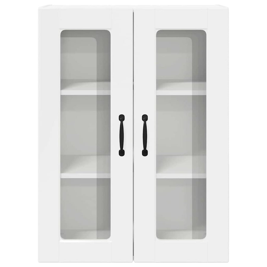 Keukenkast aan de muur met plank Hoogglans wit 60 x 31 x 80 cm