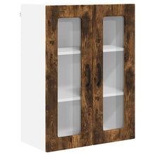 Keukenkast aan de muur met plank Gerookt eiken 60 x 31 x 80 cm