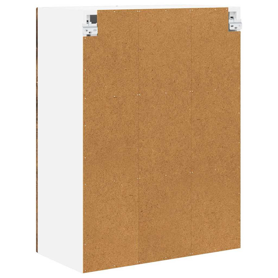 Keukenkast aan de muur met plank Gerookt eiken 60 x 31 x 80 cm