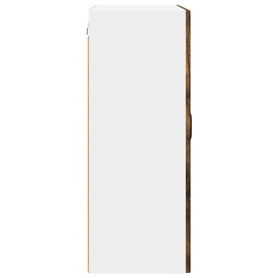 Keukenkast aan de muur met plank Gerookt eiken 60 x 31 x 80 cm