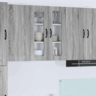 Keukenkast 60x31x80 cm grijs sonoma bewerkt hout