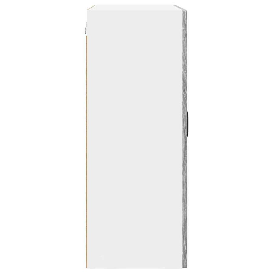 Keukenkast aan de muur met plank Grijs Sonoma 60 x 31 x 80 cm