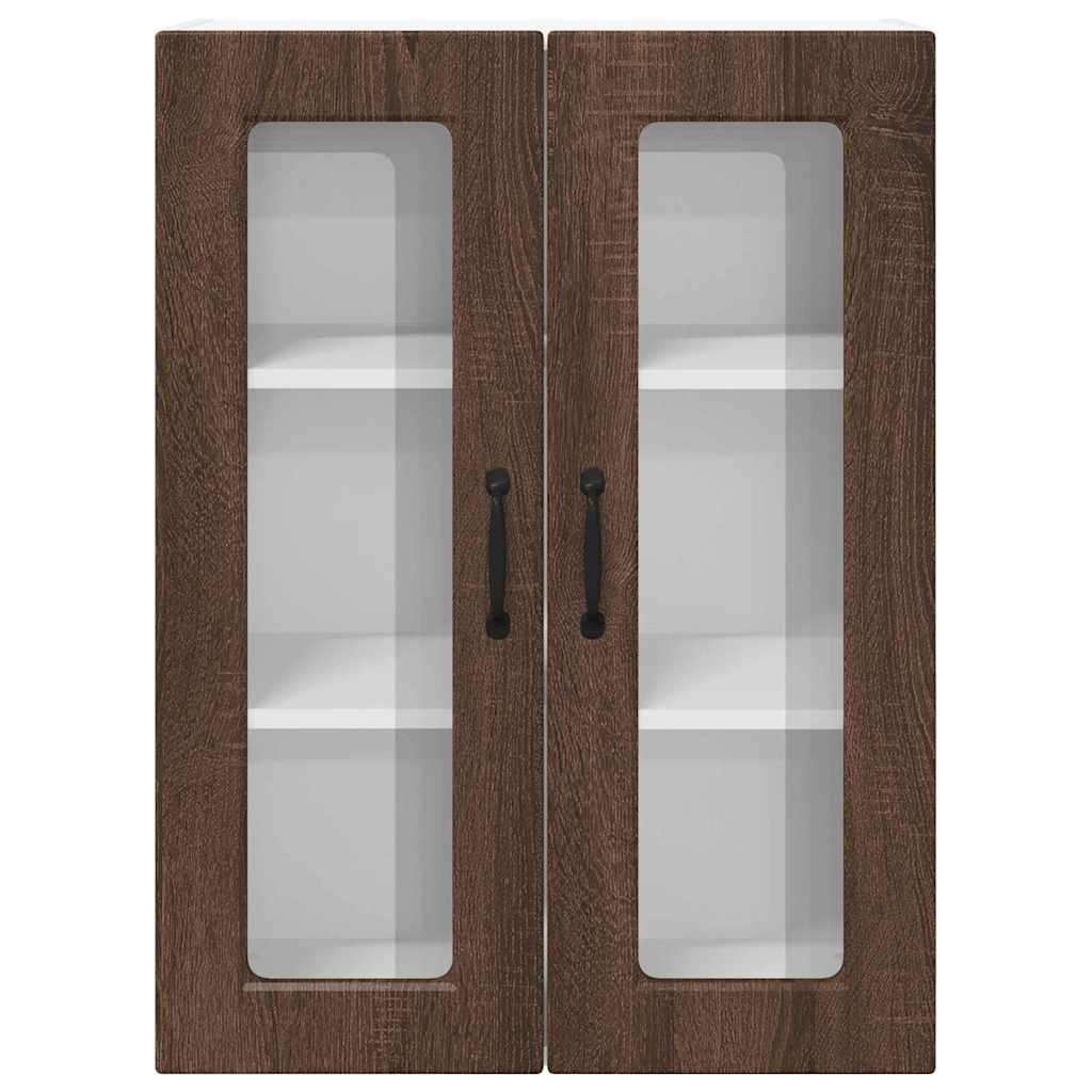 Keukenkast aan de muur Bruin Eiken 60 x 31 x 80 cm Bewerkt hout