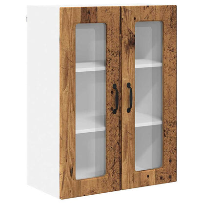 Keukenkast aan de muur Oud Hout 60 x 31 x 80 cm Bewerkt hout