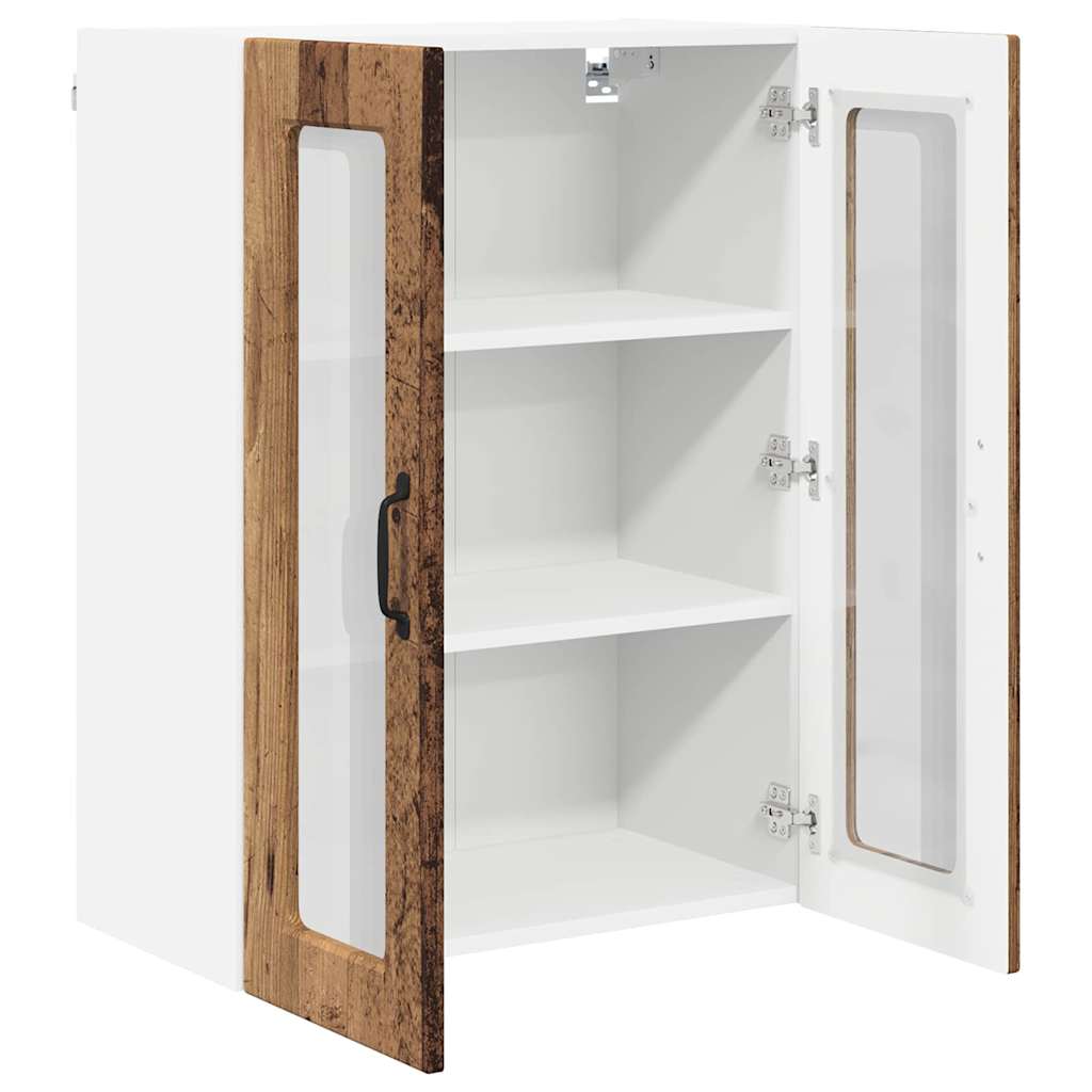 Keukenkast aan de muur Oud Hout 60 x 31 x 80 cm Bewerkt hout