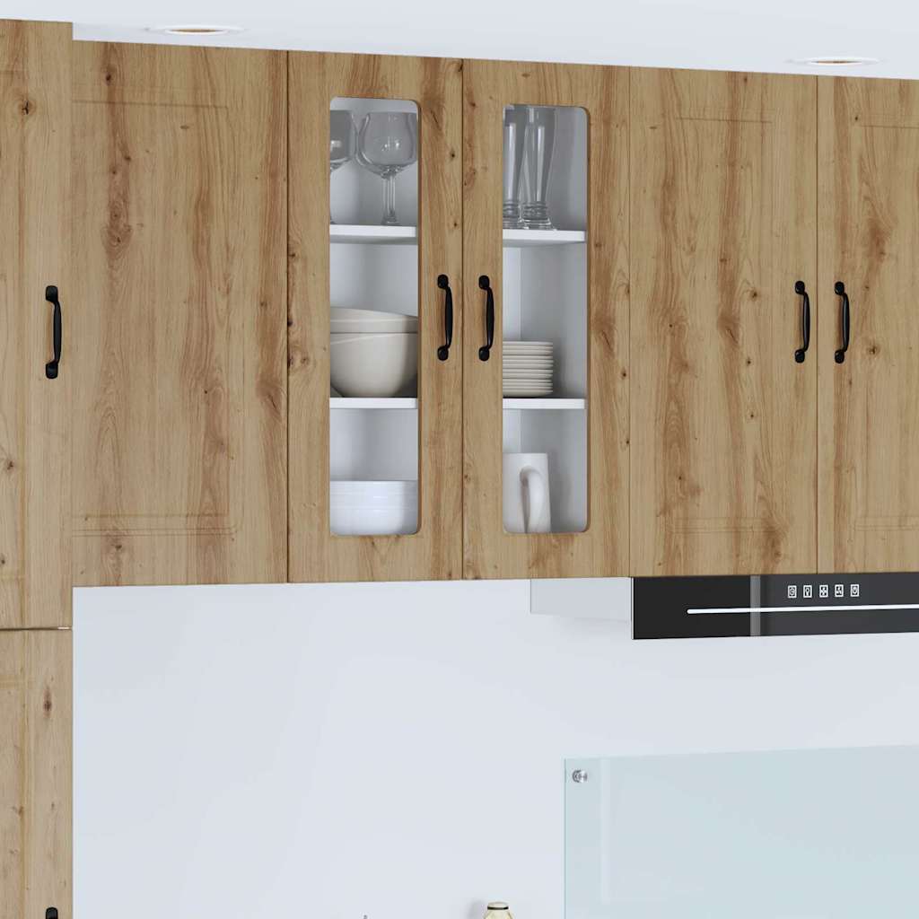 Keukenkast aan de muur met plank Artisan Eiken 60 x 31 x 80 cm