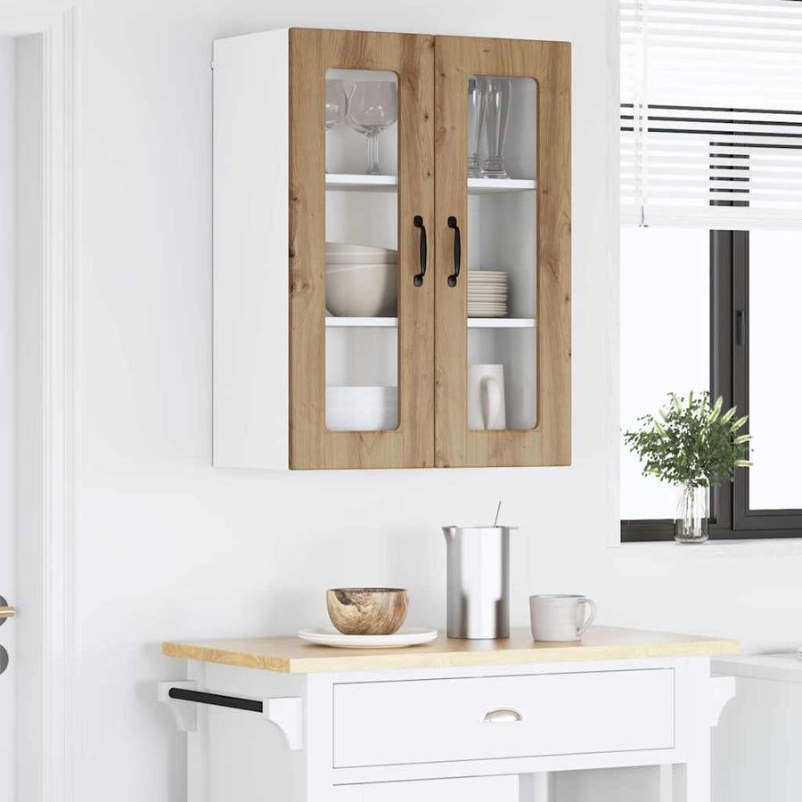Keukenkast aan de muur met plank Artisan Eiken 60 x 31 x 80 cm