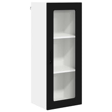 Keukenkast aan de muur Zwart 40 x 31 x 100 cm Bewerkt hout