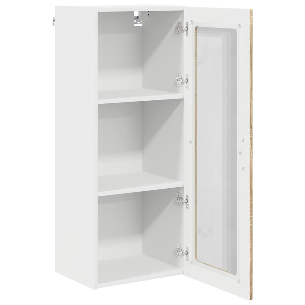 Keukenkast aan de muur met plank Sonoma Eiken 40 x 31 x 100 cm