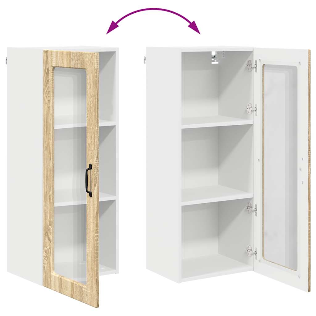 Keukenkast aan de muur met plank Sonoma Eiken 40 x 31 x 100 cm
