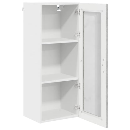 Keukenkast aan de muur met plank Beton Grijs 40 x 31 x 100 cm