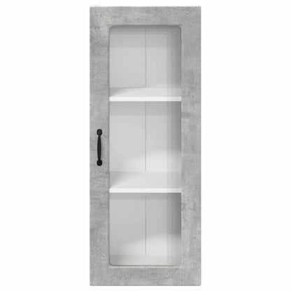 Keukenkast aan de muur met plank Beton Grijs 40 x 31 x 100 cm