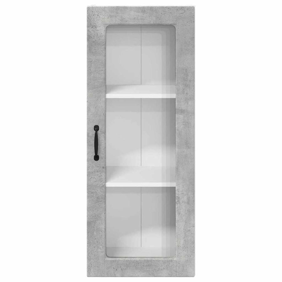 Keukenkast aan de muur met plank Beton Grijs 40 x 31 x 100 cm