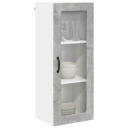 Keukenkast aan de muur met plank Beton Grijs 40 x 31 x 100 cm