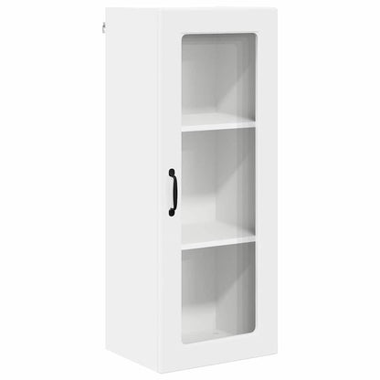 Keukenkast aan de muur met plank Hoogglans wit 40 x 31 x 100 cm