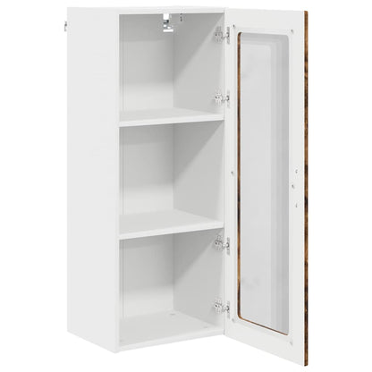 Keukenkast aan de muur met plank Gerookt eiken 40 x 31 x 100 cm