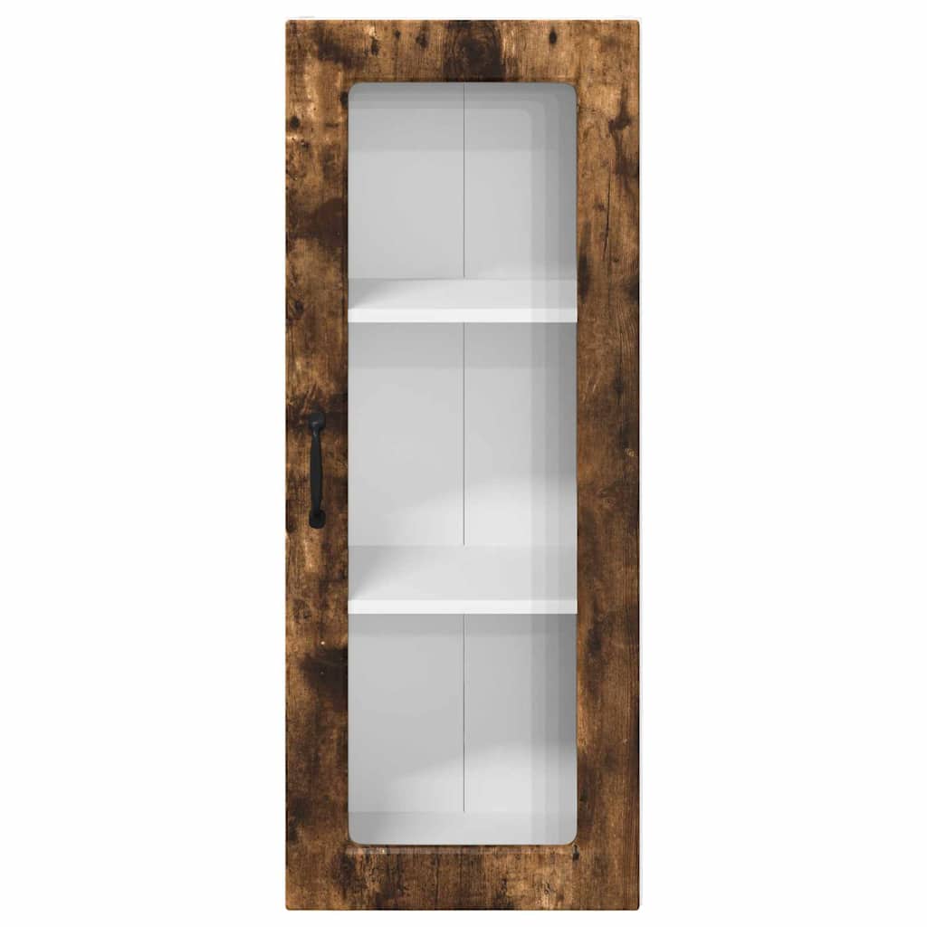 Keukenkast aan de muur met plank Gerookt eiken 40 x 31 x 100 cm