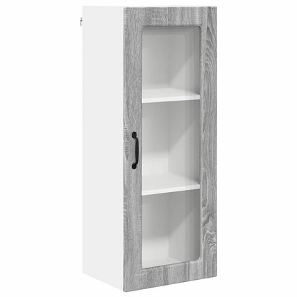 Keukenkast aan de muur met plank Grijs Sonoma 40 x 31 x 100 cm