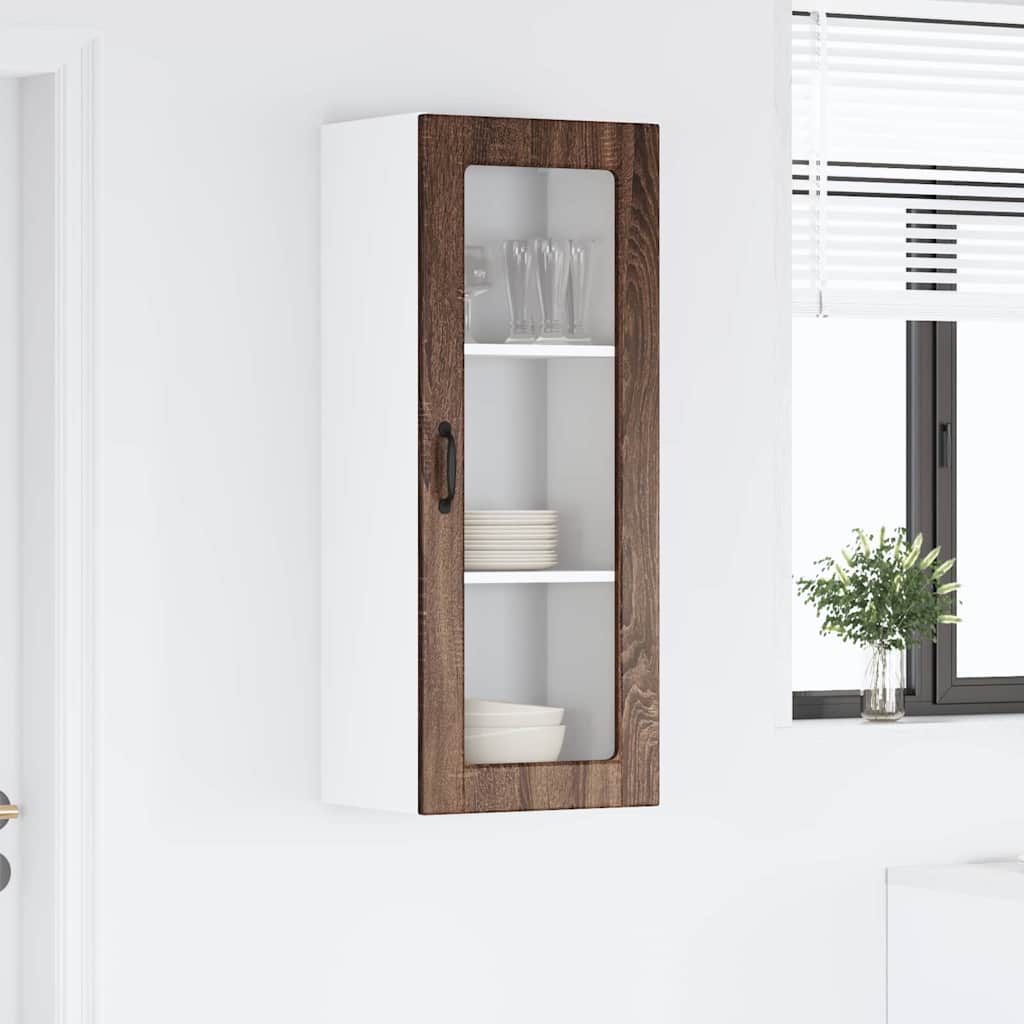 Keukenkast aan de muur met plank Bruin Eiken 40 x 31 x 100 cm