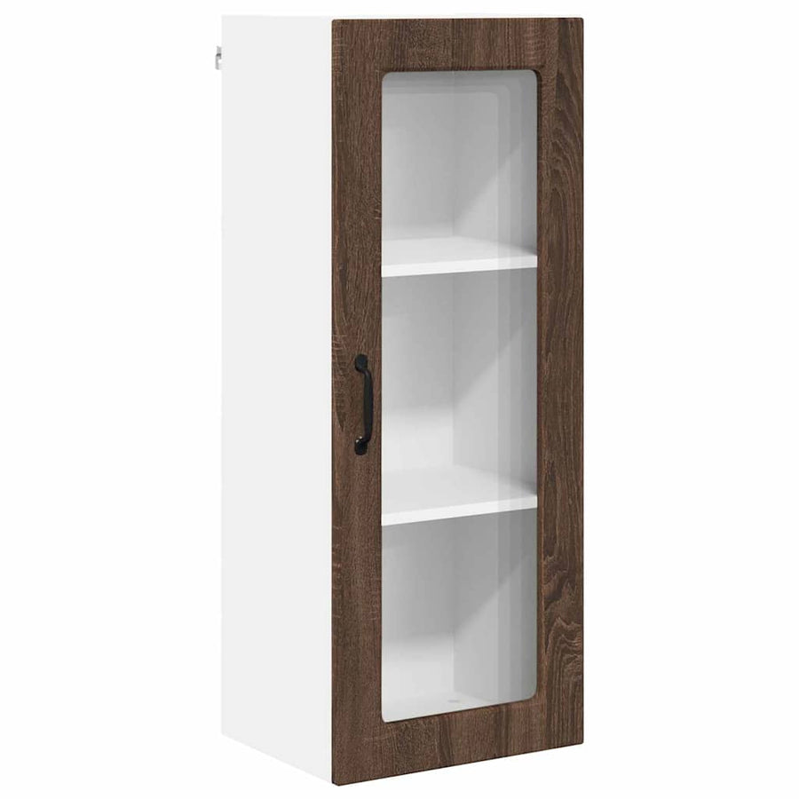 Keukenkast aan de muur met plank Bruin Eiken 40 x 31 x 100 cm
