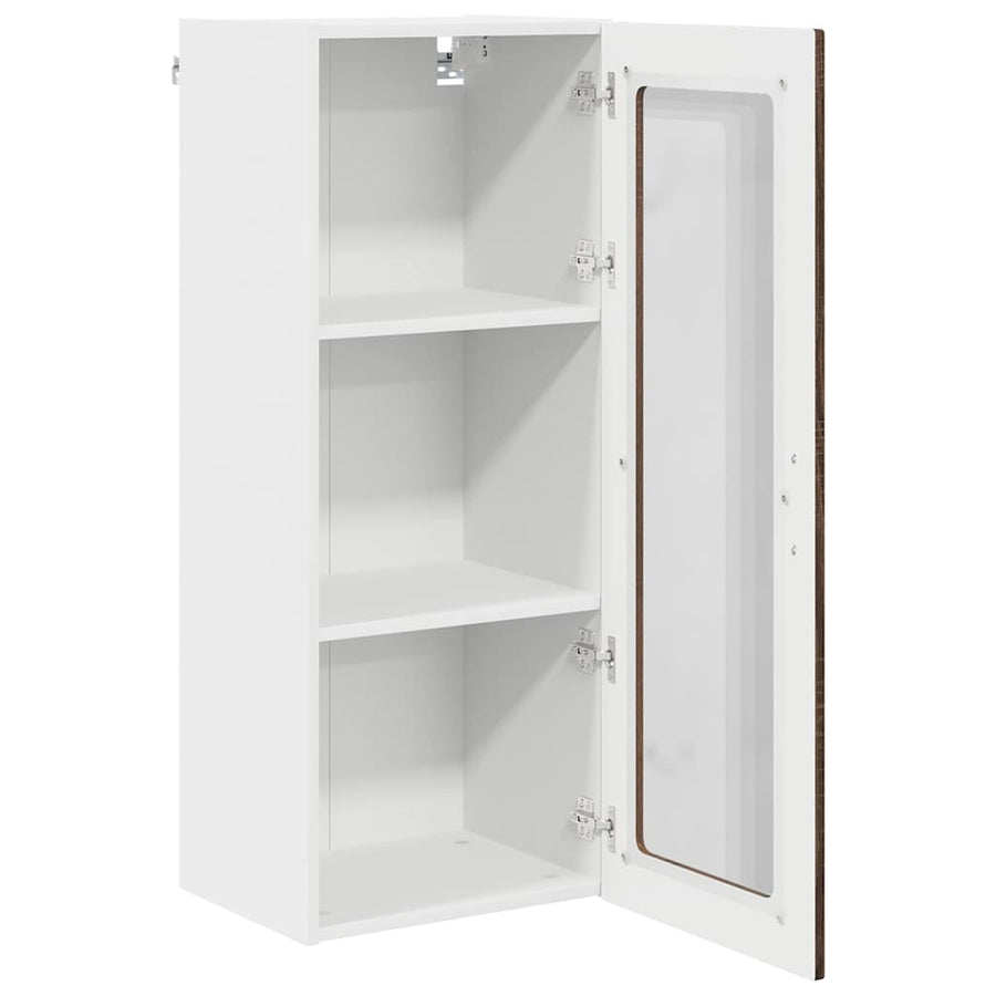 Keukenkast aan de muur met plank Bruin Eiken 40 x 31 x 100 cm