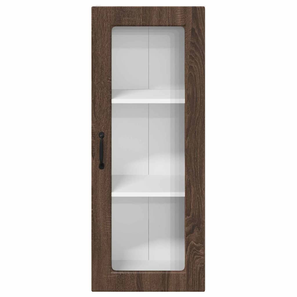 Keukenkast aan de muur met plank Bruin Eiken 40 x 31 x 100 cm
