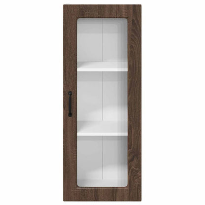Keukenkast aan de muur met plank Bruin Eiken 40 x 31 x 100 cm