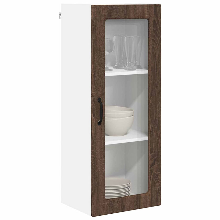 Keukenkast aan de muur met plank Bruin Eiken 40 x 31 x 100 cm