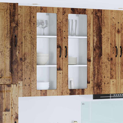 Keukenkast aan de muur Oud Hout 40 x 31 x 100 cm Bewerkt hout