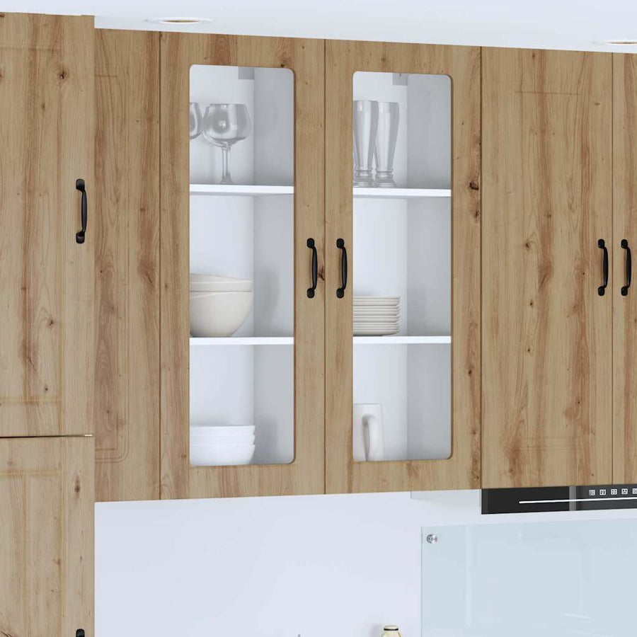 Keukenkast aan de muur met plank Artisan Eiken 40 x 31 x 100 cm