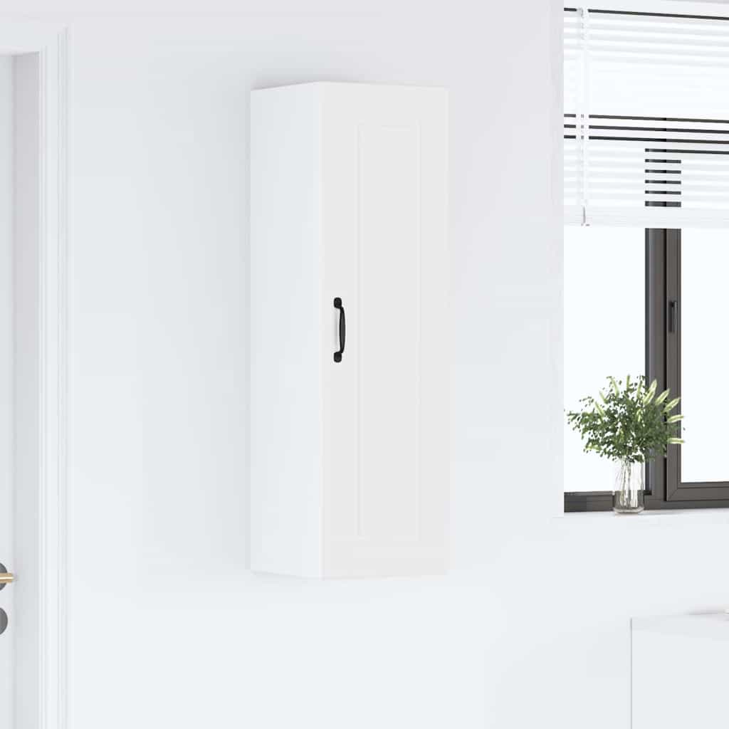Keukenkast aan de muur Wit 30 x 31 x 100 cm Bewerkt hout