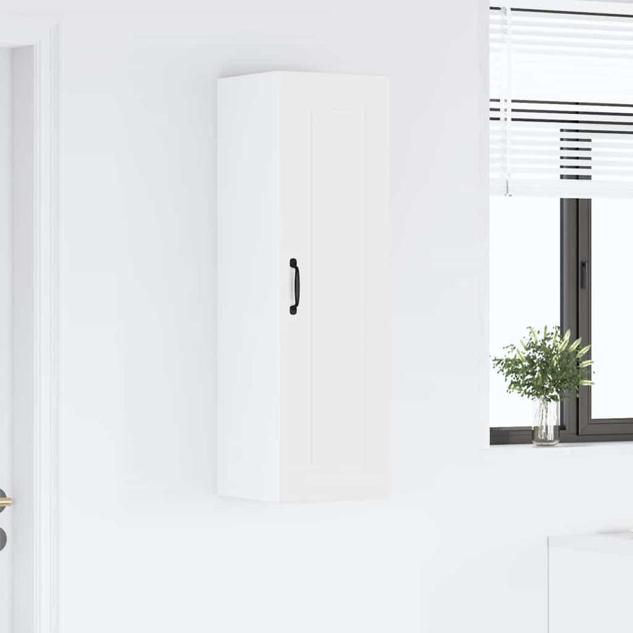 Keukenkast aan de muur Wit 30 x 31 x 100 cm Bewerkt hout