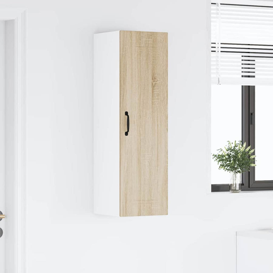 Keukenkast aan de muur met plank Sonoma Eiken 30 x 31 x 100 cm