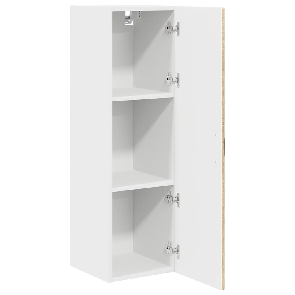 Keukenkast aan de muur met plank Sonoma Eiken 30 x 31 x 100 cm