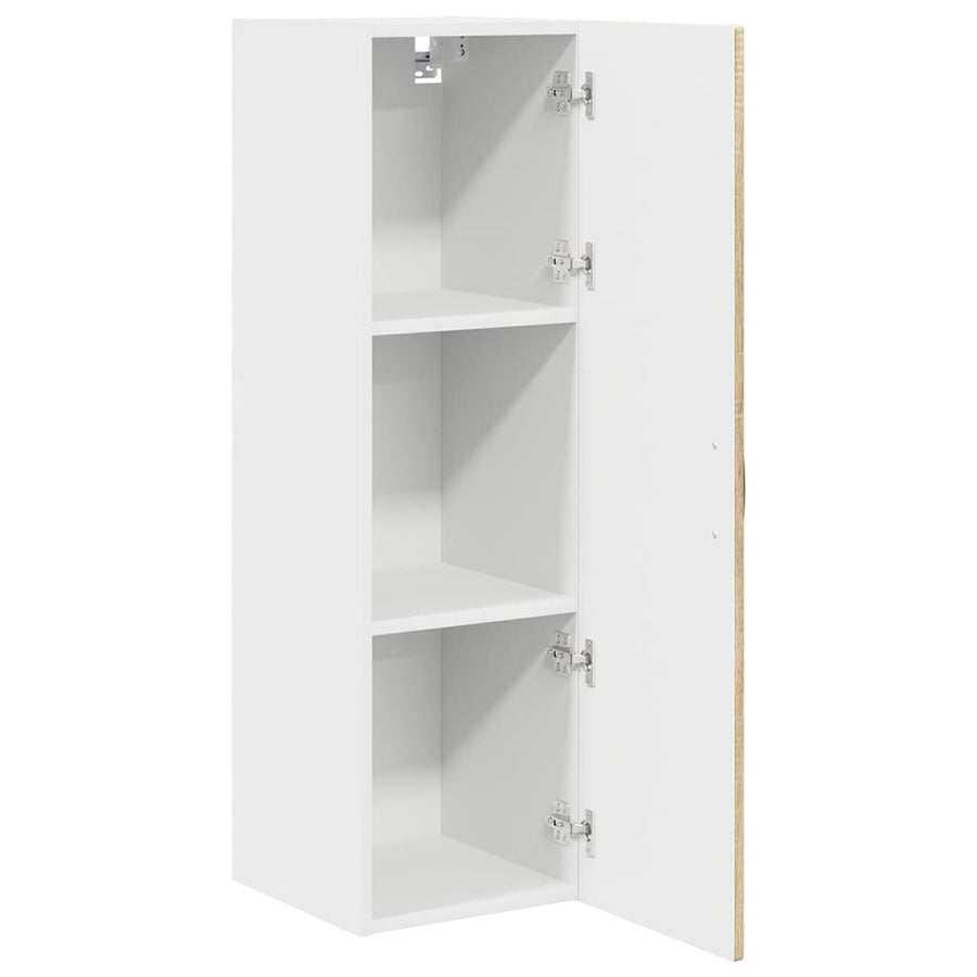 Keukenkast aan de muur met plank Sonoma Eiken 30 x 31 x 100 cm